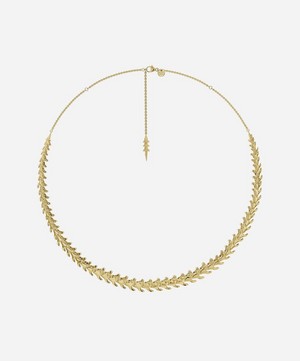 Shaun Leane - Gold Plated Vermeil Silver Serpent's Trace Choker Necklace image number 0