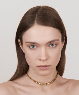 Shaun Leane - Gold Plated Vermeil Silver Serpent's Trace Choker Necklace image number 1