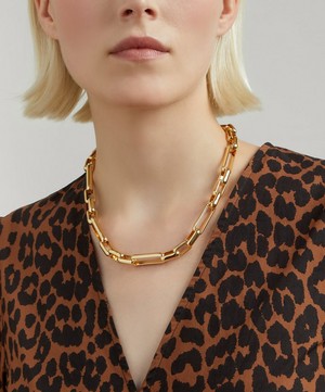 Kenneth Jay Lane - Gold-Plated Chain Necklace image number 1