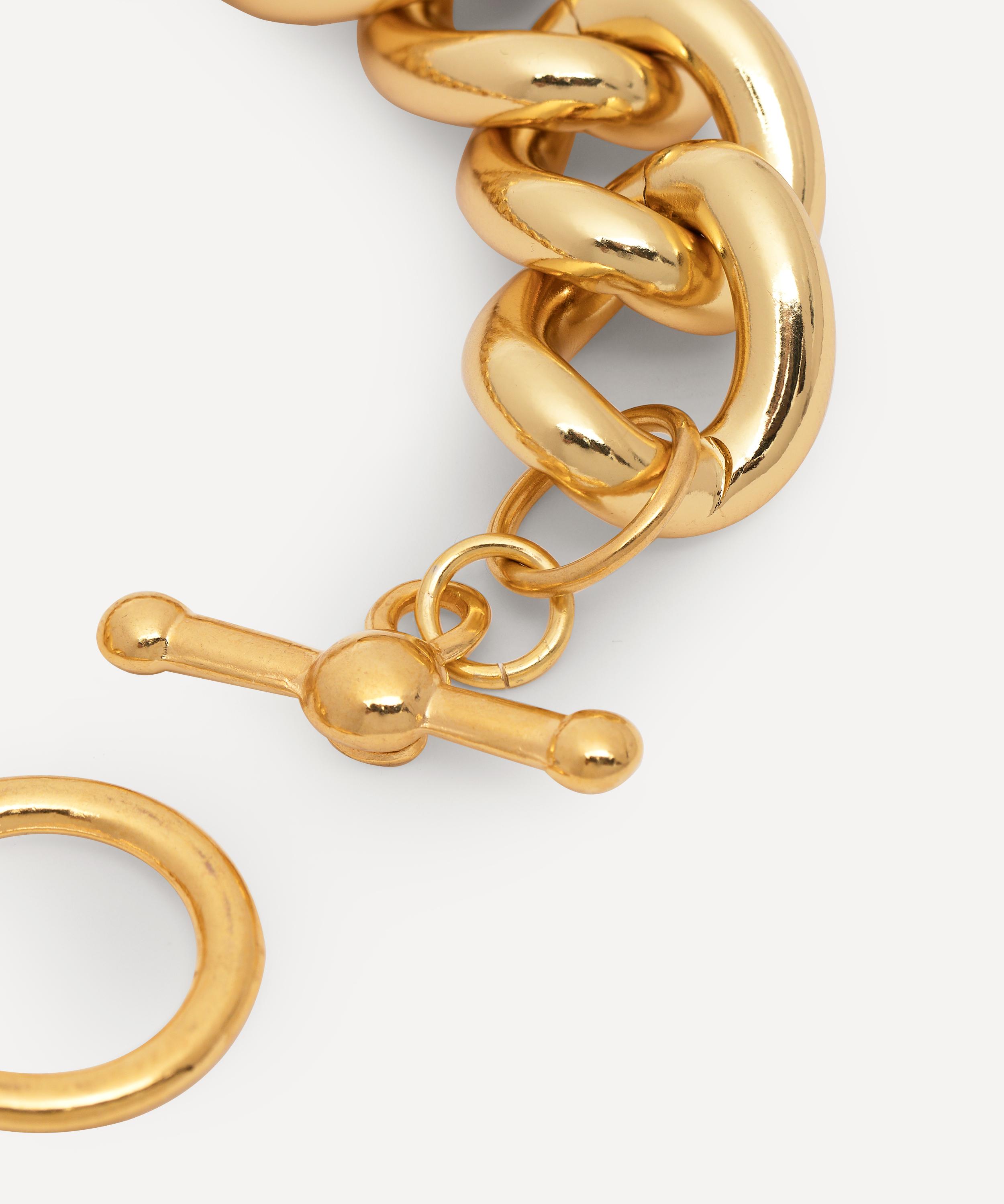 Chains Gold Plated Chain Bracelet in Gold - Bottega Veneta