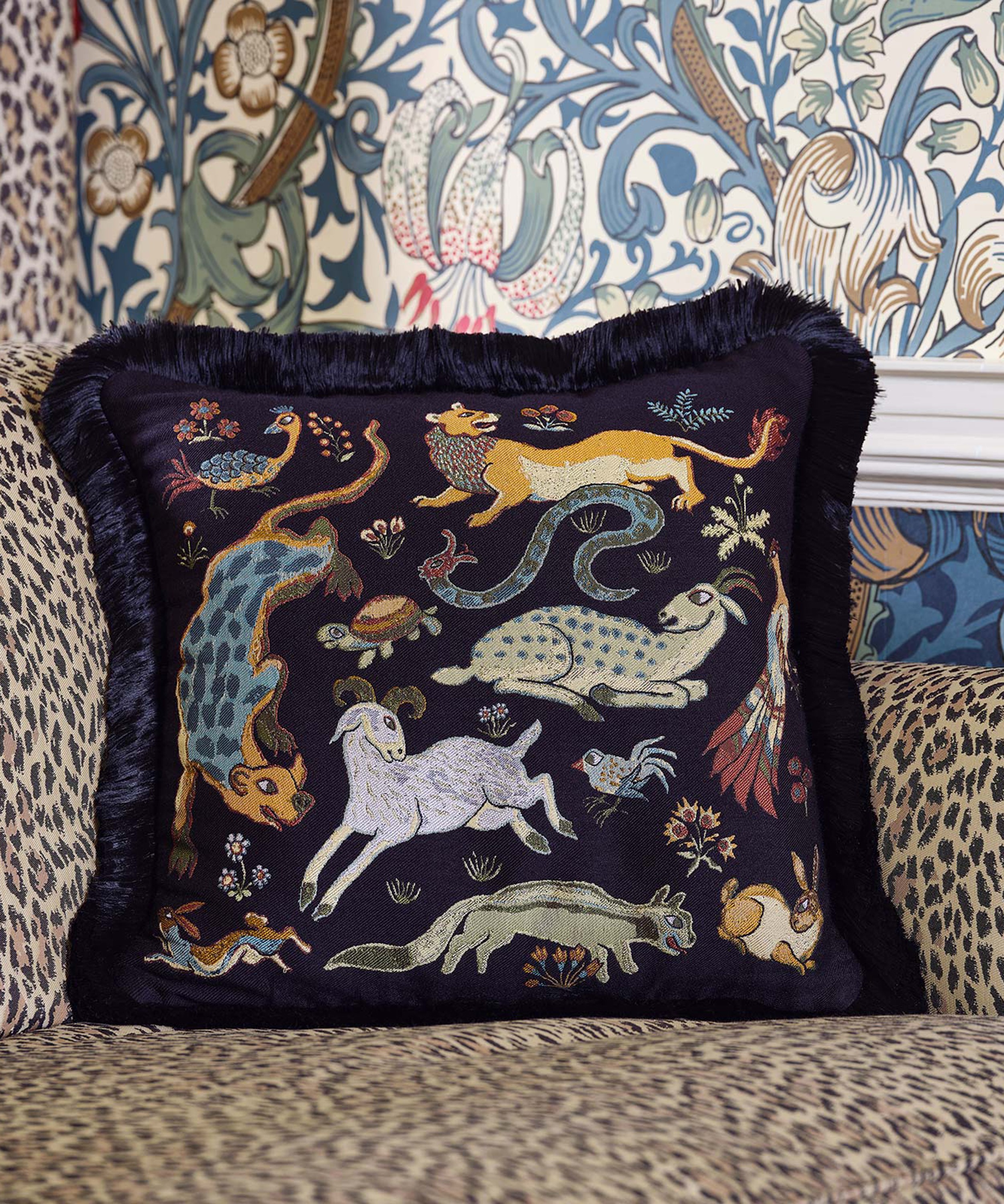 House of Hackney - Trematonia Medium Tapestry Cushion image number 1