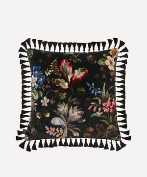 House of Hackney - Tulipa Large Velvet Cushion image number 1