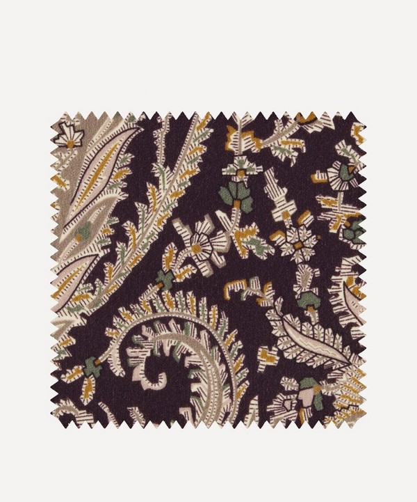 Liberty Interiors - Fabric Swatch - Felix Raison Cotton Velvet in Dragonfly