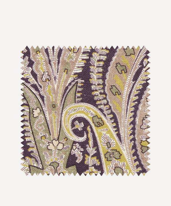 Liberty Interiors - Fabric Swatch - Felix Raison Emberton Linen in Dragonfly image number 0