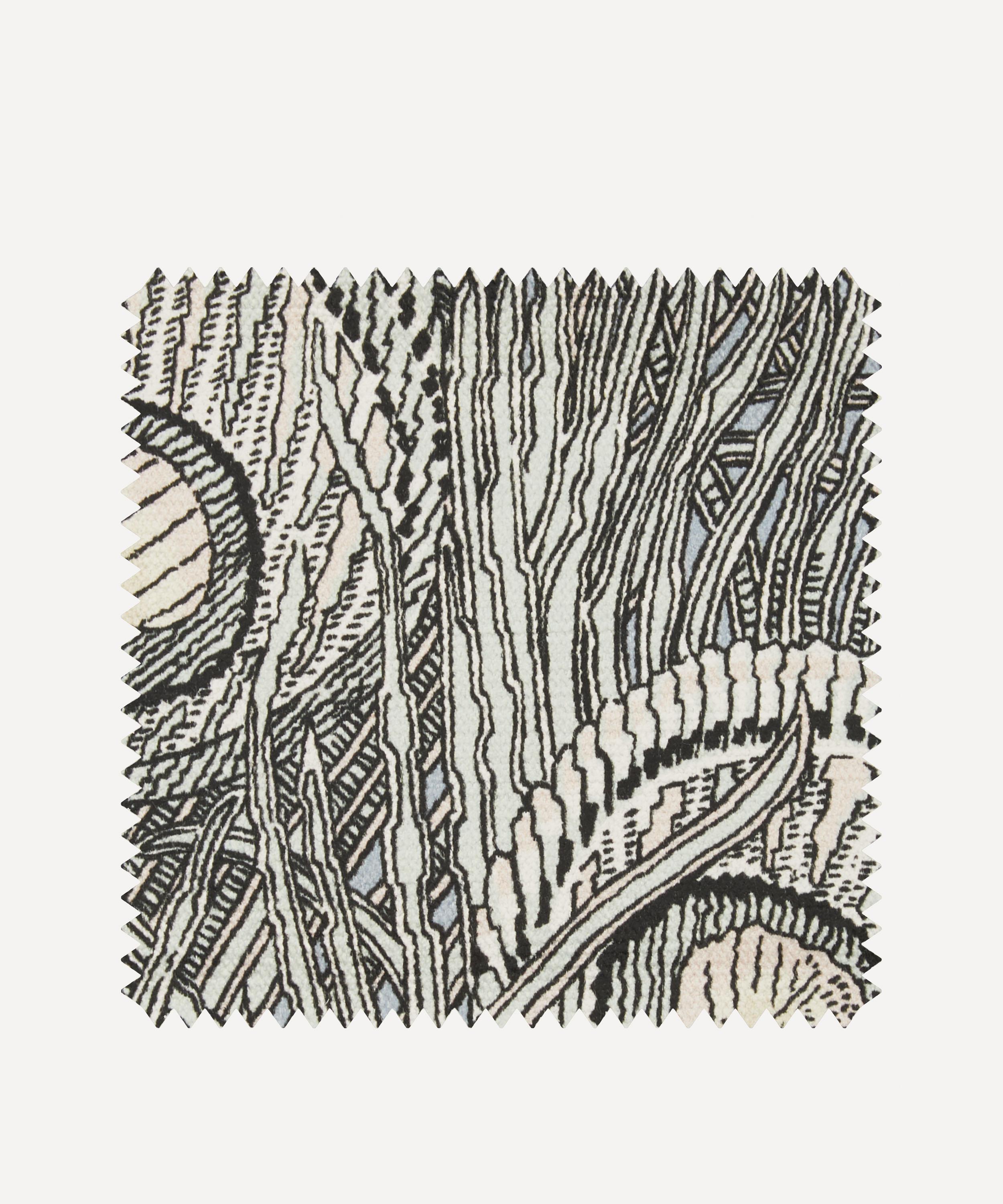 Liberty Interiors - Fabric Swatch - Hera Feather Ladbroke Linen in Pewter image number 0