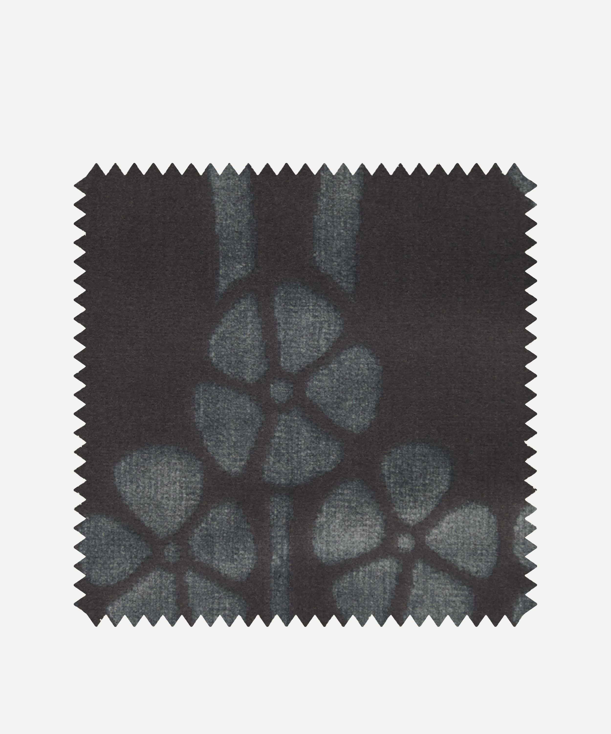 Liberty Interiors - Fabric Swatch - Ianthe Velvet in Pewter image number 0