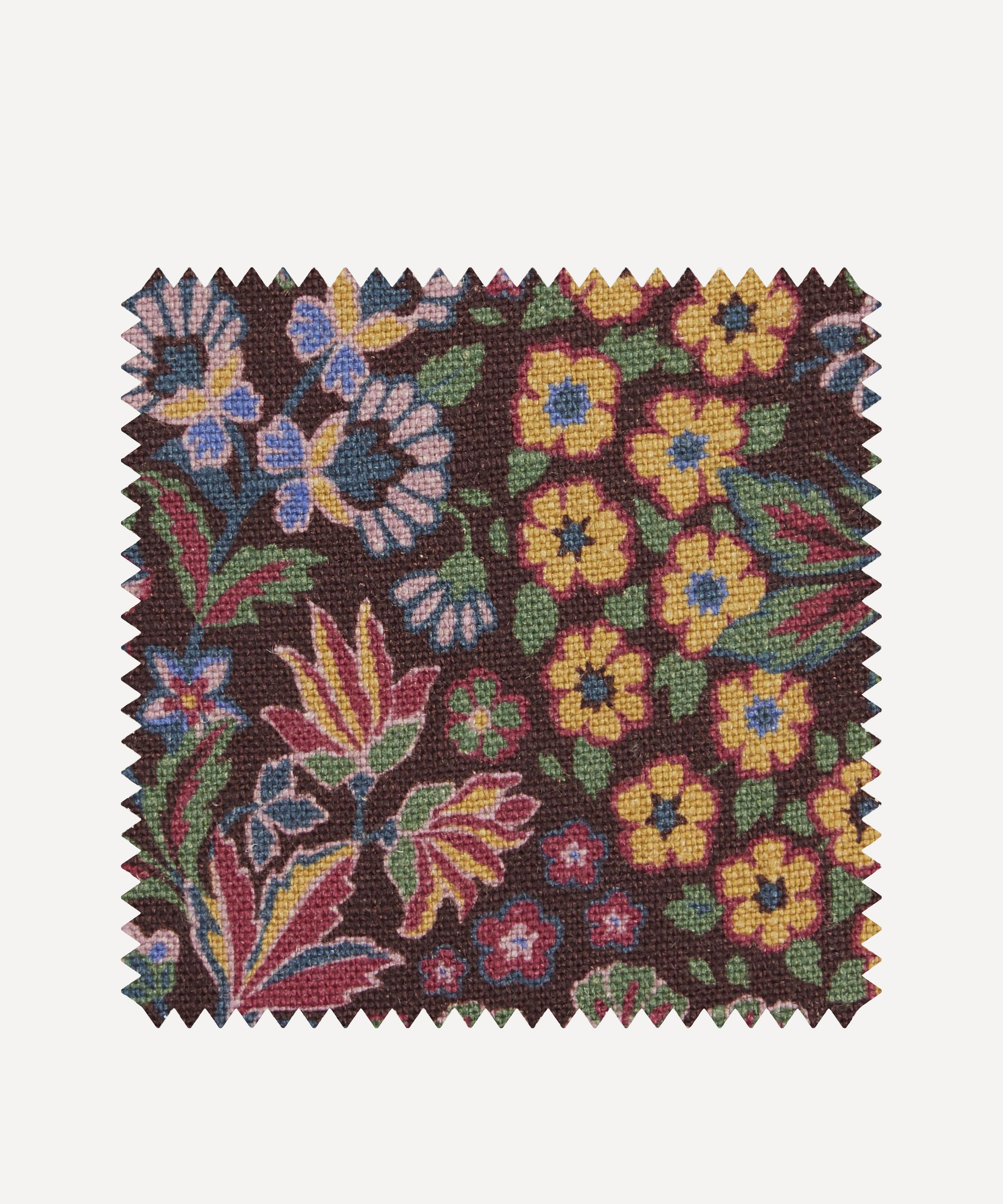 Liberty Interiors - Fabric Swatch - Marquess Garden Ladbroke Linen in Dragonfly image number 0
