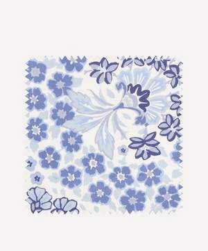 Liberty Interiors - Fabric Swatch - Marquess Garden Chesham Sateen in Lapis image number 0