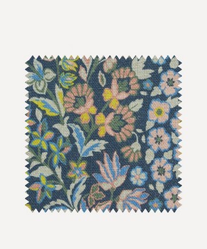 Liberty Interiors - Fabric Swatch - Marquess Garden Ladbroke Linen in Lichen image number 0