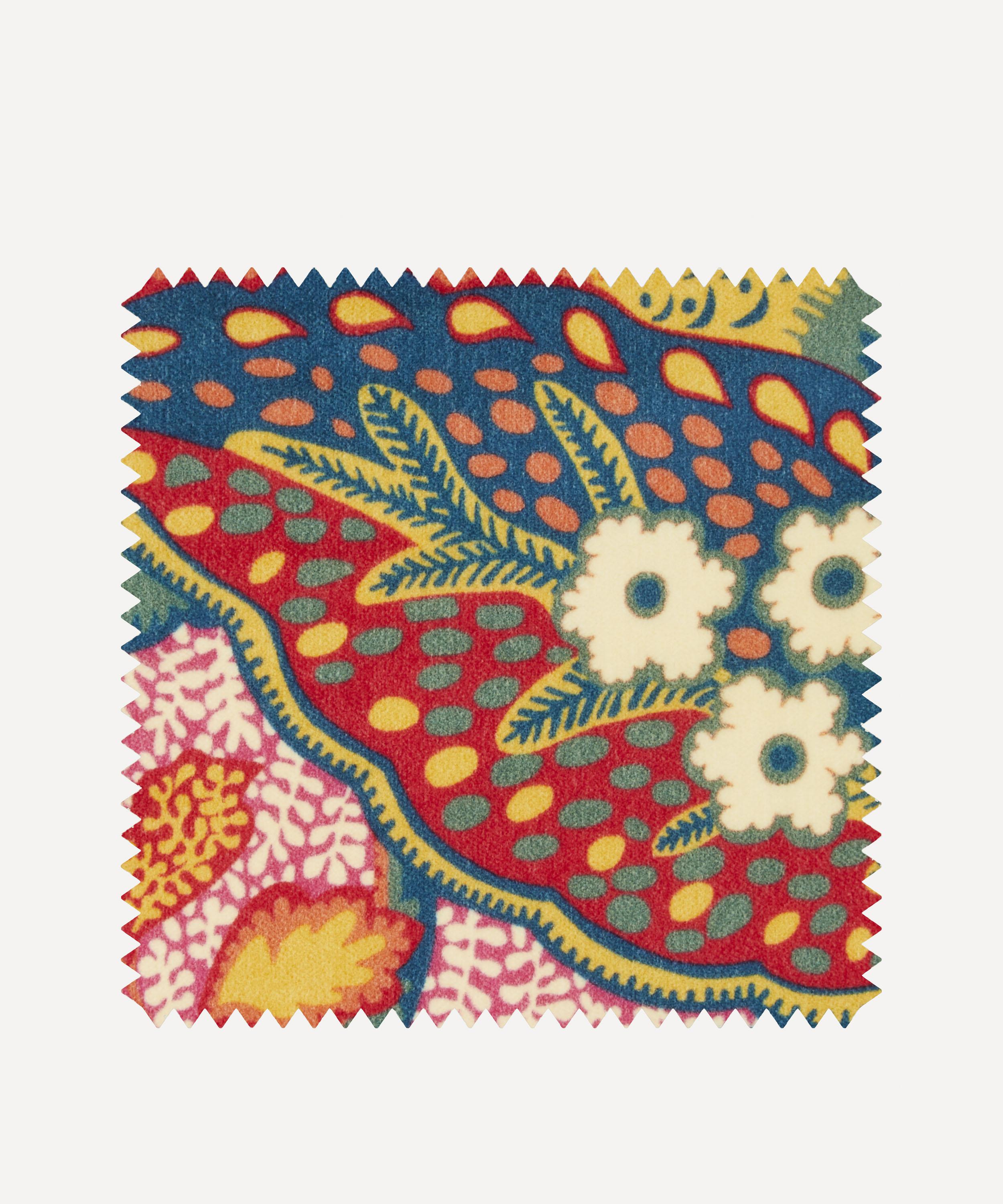 Liberty Interiors - Fabric Swatch - Patricia Cotton Velvet in Lacquer Bright image number 0
