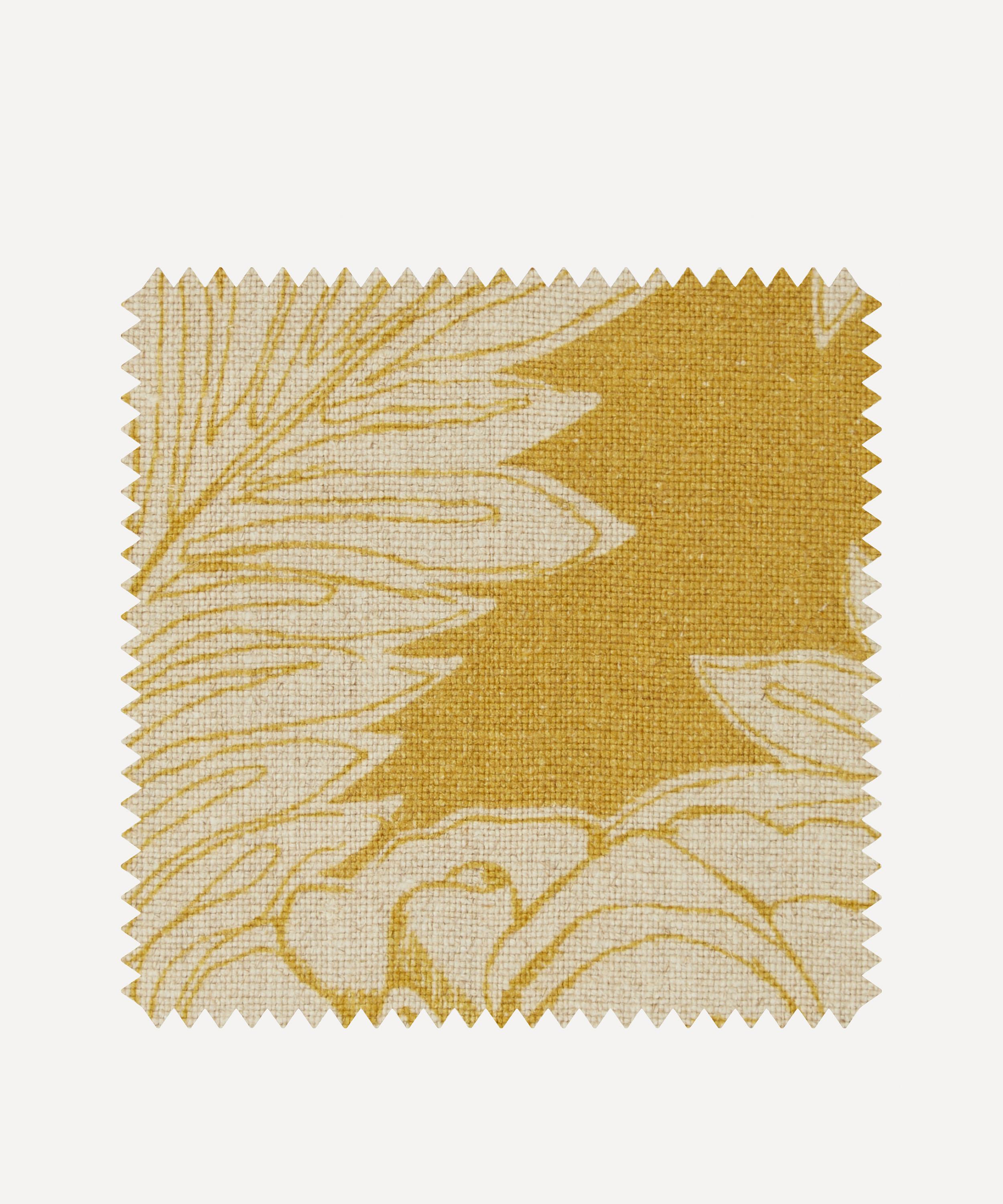 Liberty Interiors - Fabric Swatch - Zennor Arbour Ladbroke Linen in Lichen image number 0