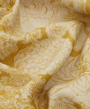 Liberty Interiors - Fabric Swatch - Zennor Arbour Ladbroke Linen in Lichen image number 2