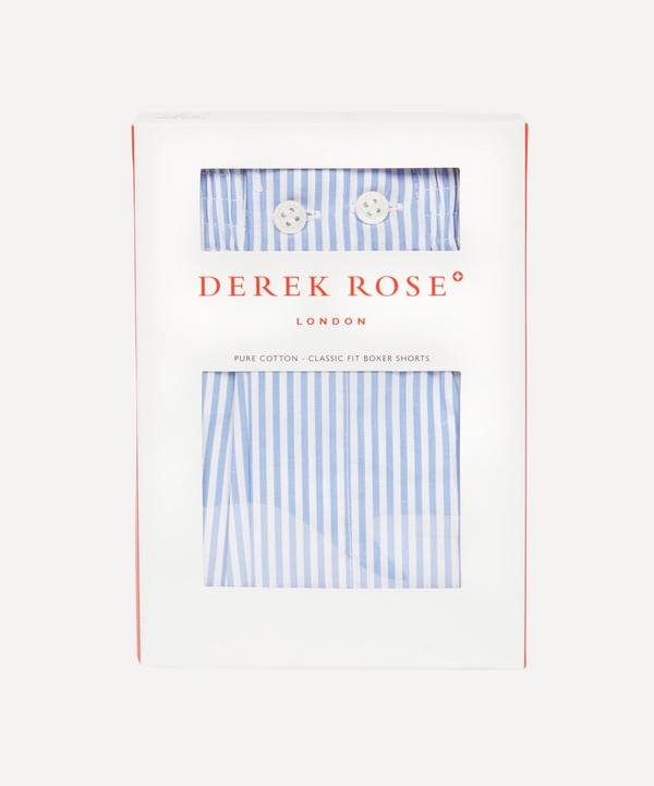 Derek Rose - James Classic Stripe Cotton Boxer Shorts