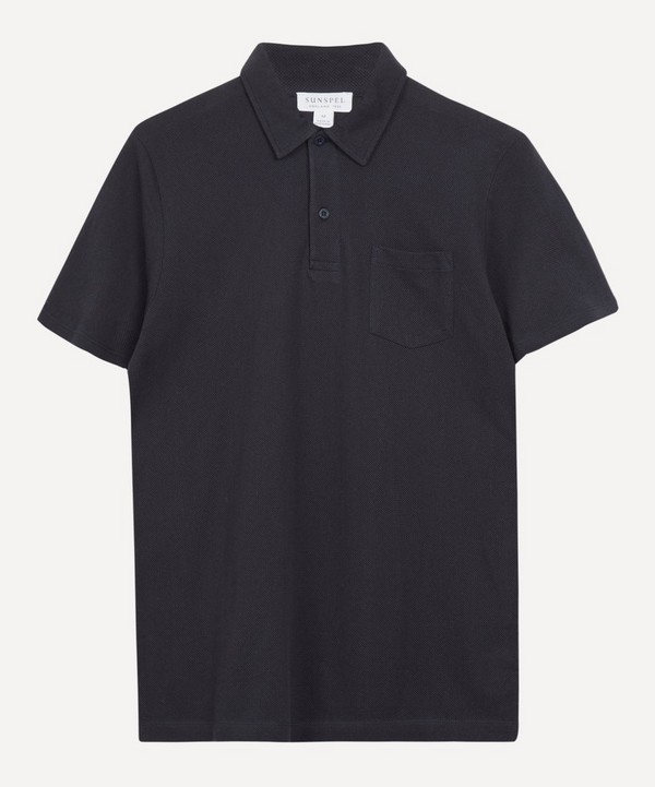 Sunspel - Riviera Mesh Polo-Shirt image number null