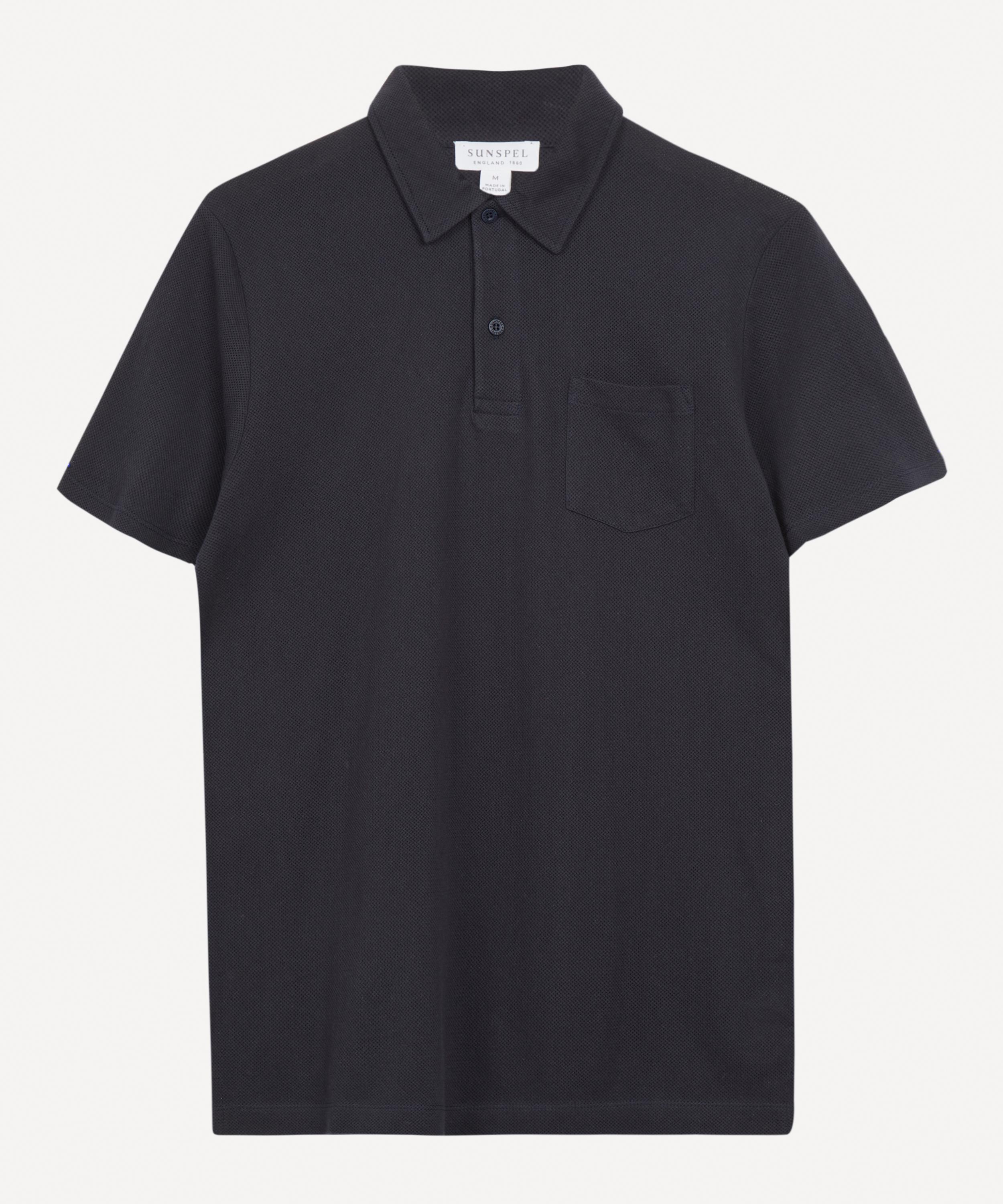 Sunspel - Riviera Mesh Polo-Shirt image number 0