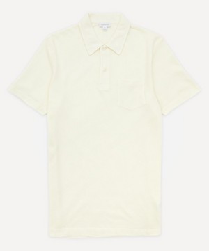 Sunspel - Riviera Mesh Polo-Shirt image number 0