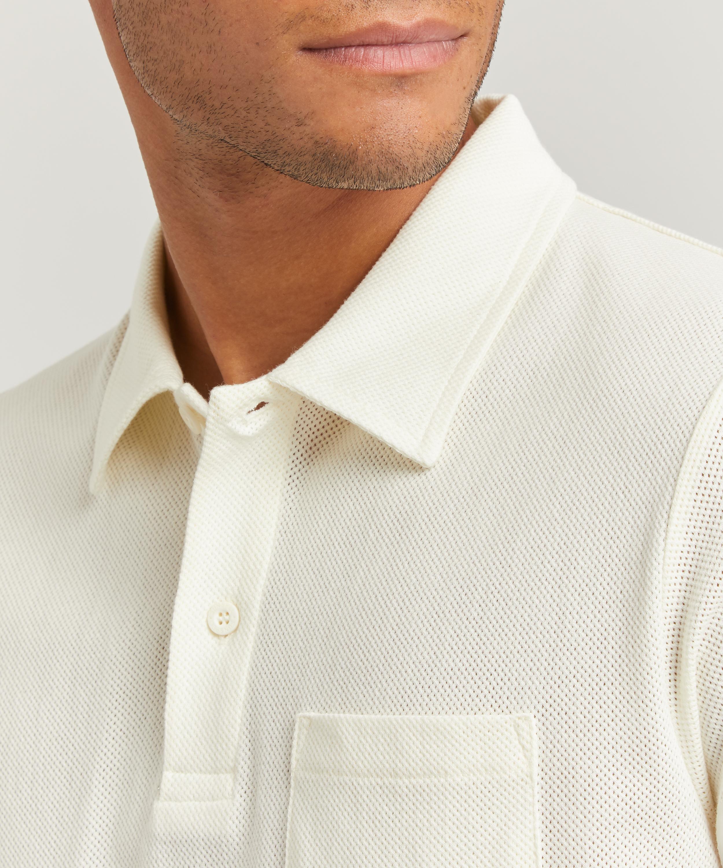 Sunspel - Riviera Mesh Polo-Shirt image number 4