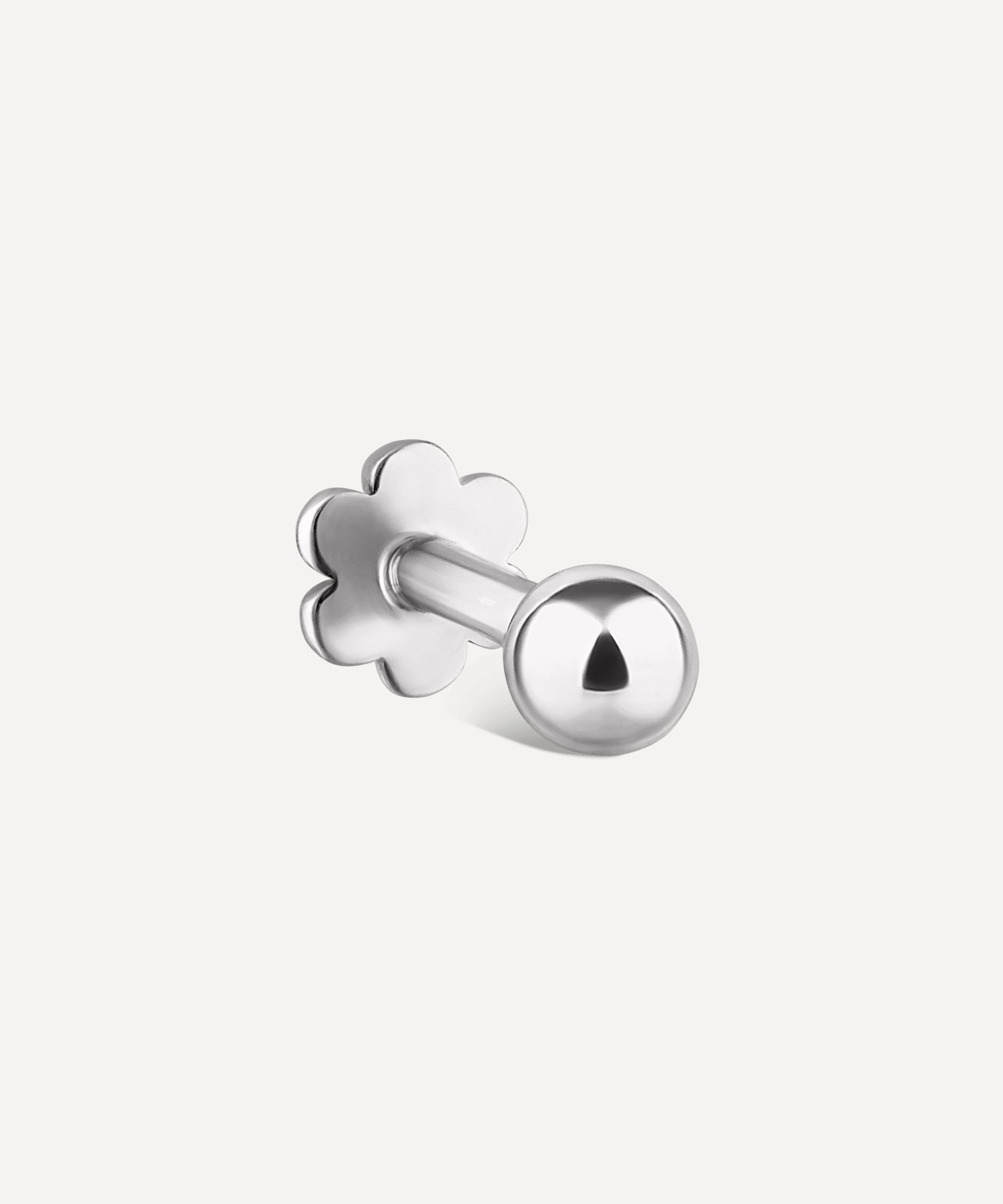 Maria Tash - 14ct 2.5mm Ball Threaded Stud Earring image number 0