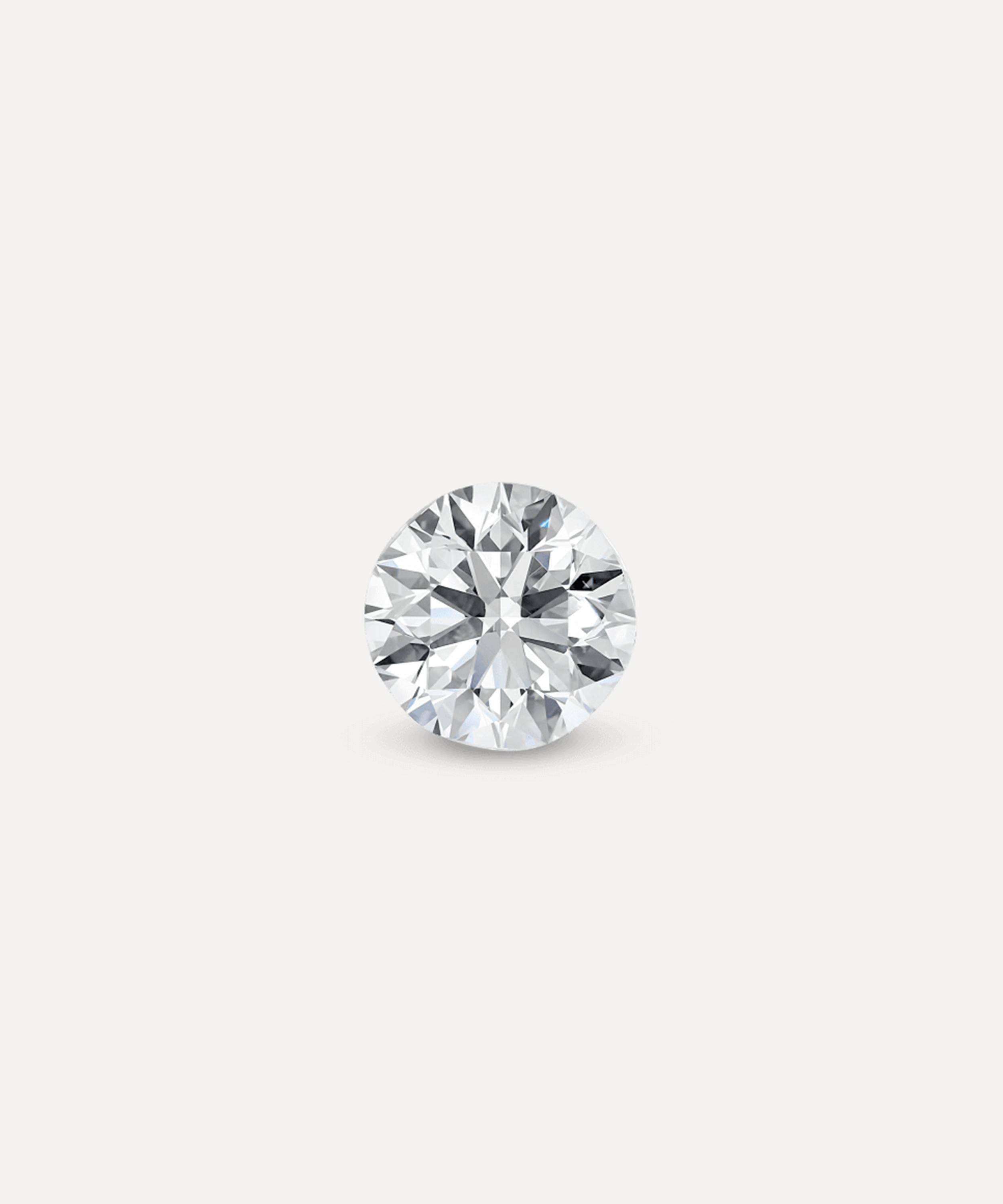 Maria Tash - 18ct 1.5mm Invisible Set Diamond Threaded Stud Earring image number 2