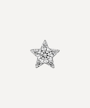 Maria Tash - 18ct 4.5mm Diamond Star Threaded Stud Earring image number 0