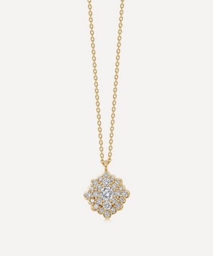 Astley Clarke - 14ct Gold Interstellar Cluster Diamond Pendant Necklace image number 0
