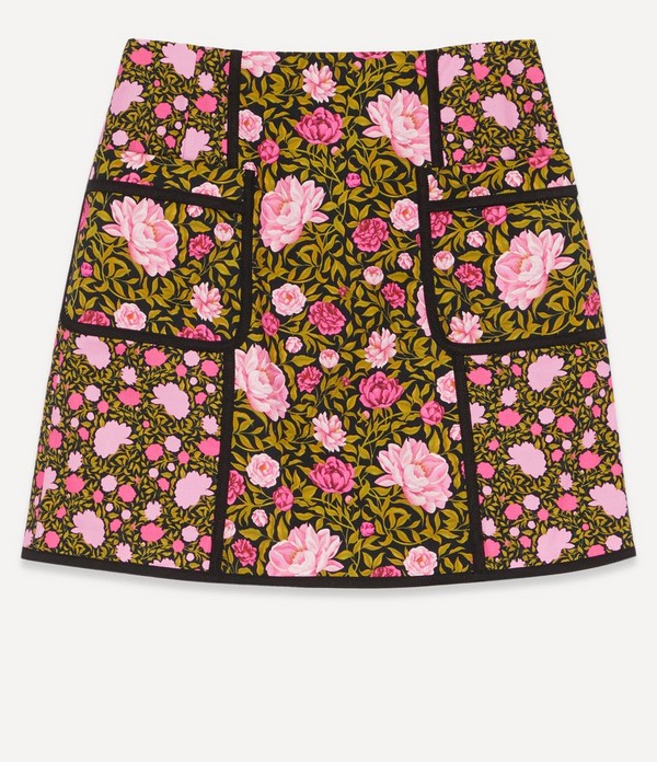 Liberty - Ophelia Stretch Cotton Mini Skirt image number null
