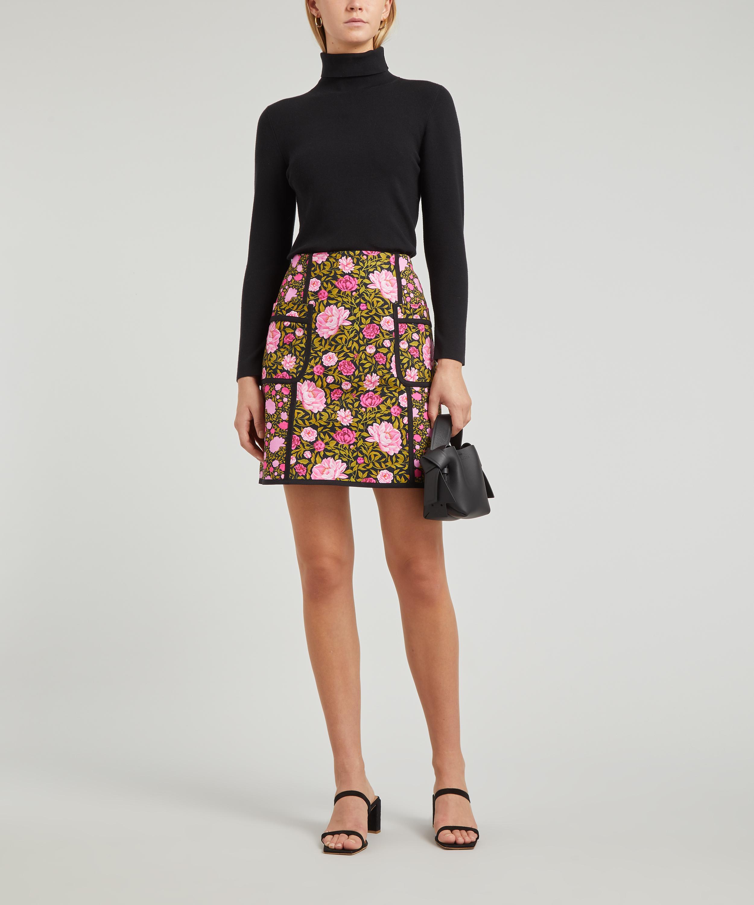 Liberty - Ophelia Stretch Cotton Mini Skirt image number 5