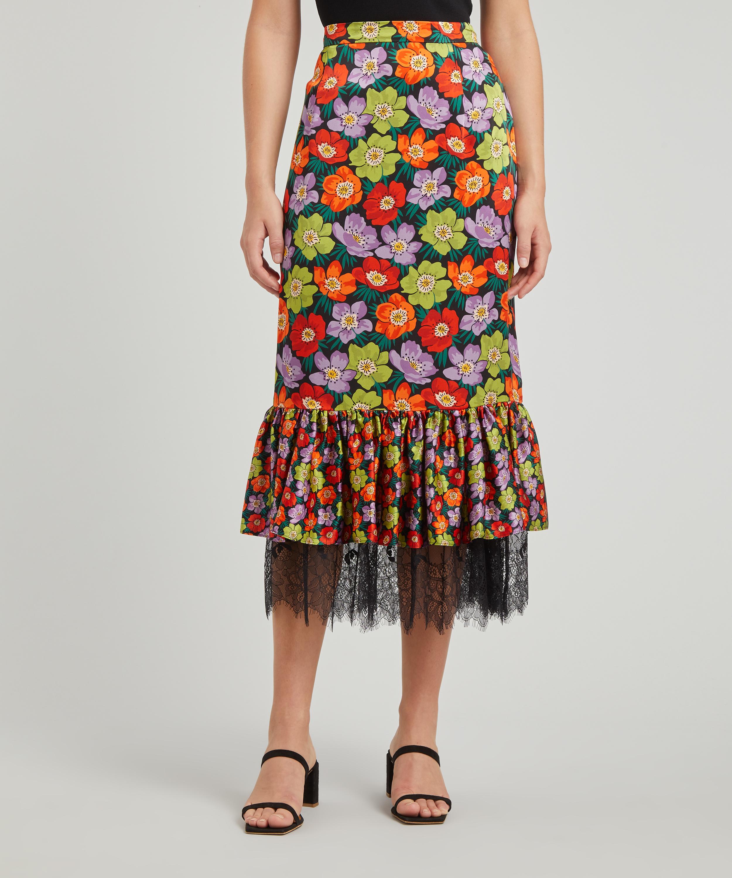 Liberty - Rhonda Tilly Silk Frilled Skirt image number 1