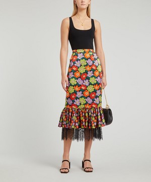 Liberty - Rhonda Tilly Silk Frilled Skirt image number 2