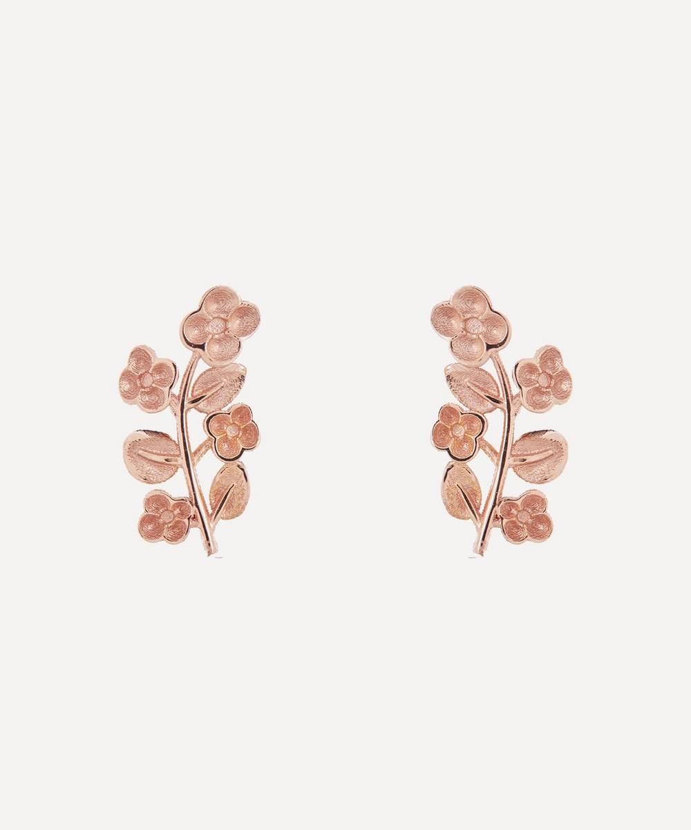 Liberty - Rose Gold Blossom Stud Earrings