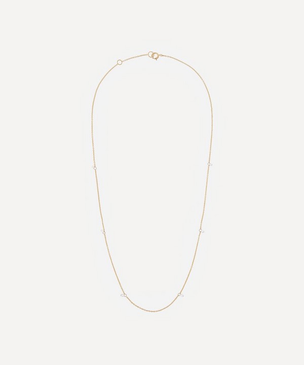 Atelier VM - 18ct Gold Filo Di Luce Six Diamond Necklace