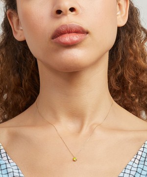 Atelier VM - 18ct Gold Coccinella Enamel Ladybird Pendant Necklace image number 1