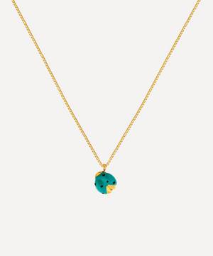 18ct Gold Coccinella Enamel Ladybird Pendant Necklace