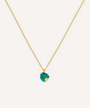 Atelier VM - 18ct Gold Coccinella Enamel Ladybird Pendant Necklace image number 0