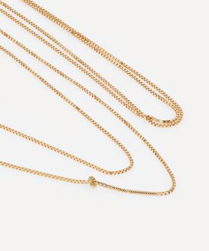 Atelier VM - 18ct Gold Karma Long Infinity Chain Necklace image number 3