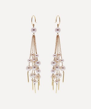 Atelier VM - 18ct Gold Barbarella Pearl Drop Earrings image number 0