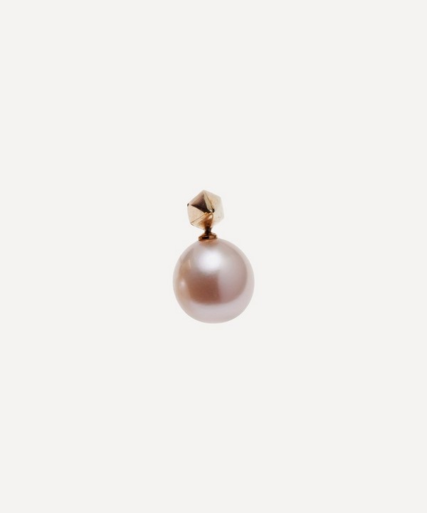 Atelier VM - 18ct Gold London Single Pearl Stud Earring image number null