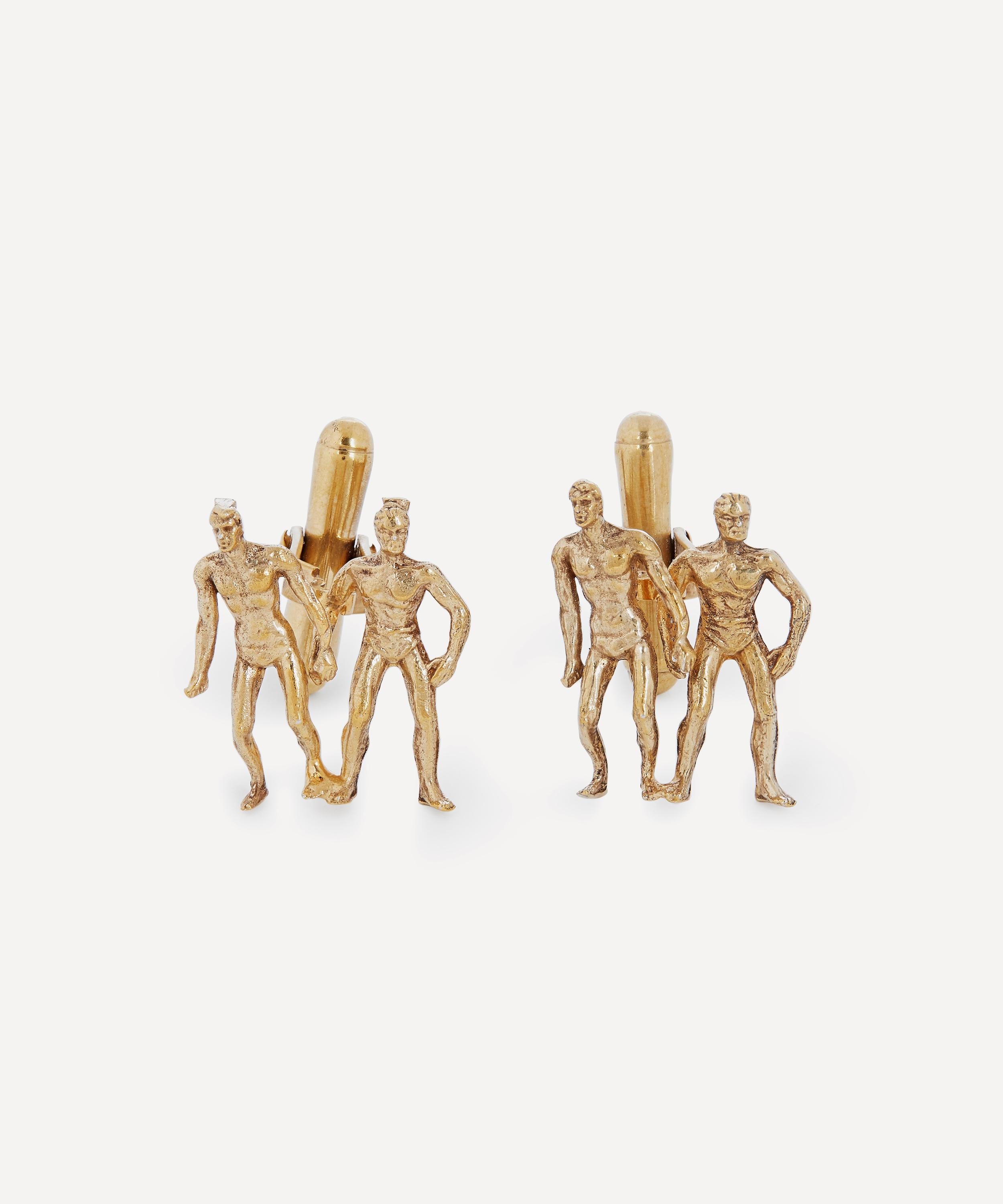 Designer Vintage - Turn of the Century Silver-Gilt Cufflinks image number 0