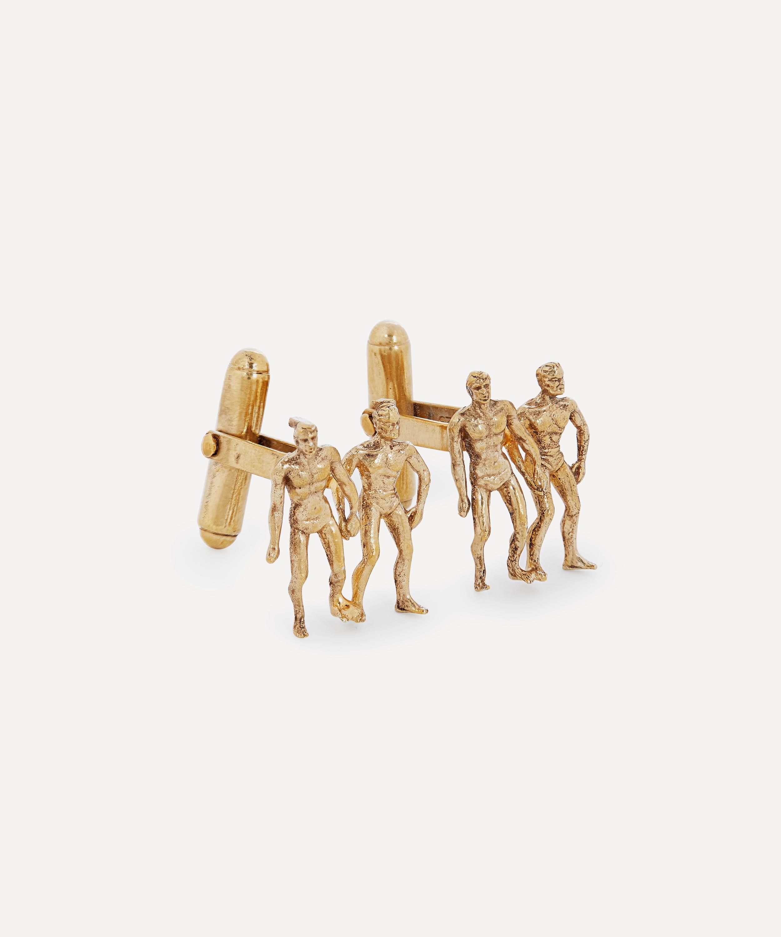 Designer Vintage - Turn of the Century Silver-Gilt Cufflinks image number 1