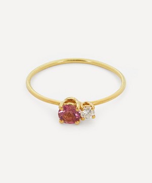 Atelier VM - 18ct Gold Principesca Diamond and Rose Tourmaline Ring image number 0
