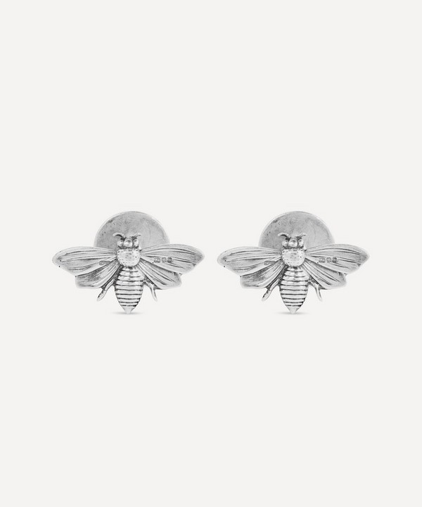 Designer Vintage - 1990s Silver Butterfly Cufflinks image number null