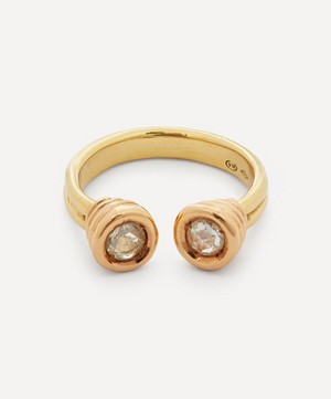 Atelier VM - Mixed 18ct Gold Inge Diamond Ring image number 0