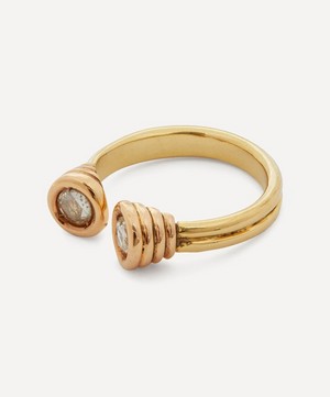 Atelier VM - Mixed 18ct Gold Inge Diamond Ring image number 2