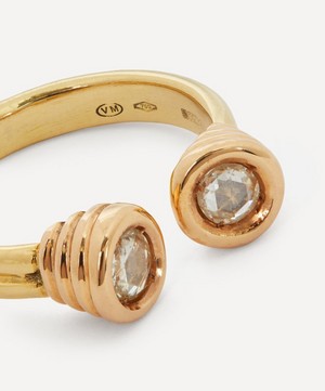 Atelier VM - Mixed 18ct Gold Inge Diamond Ring image number 3