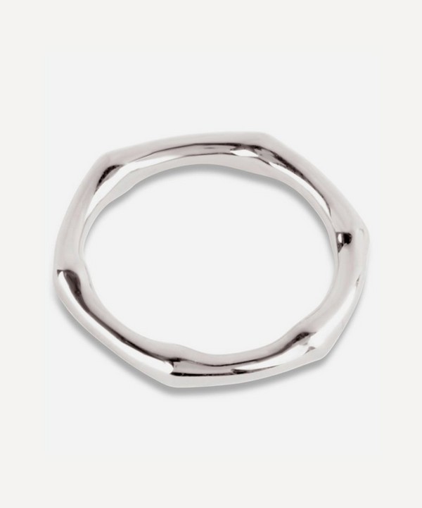 Dinny Hall - Silver Bamboo Ring image number null