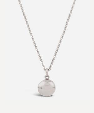 Dinny Hall - Silver My World Button Locket Necklace image number 0