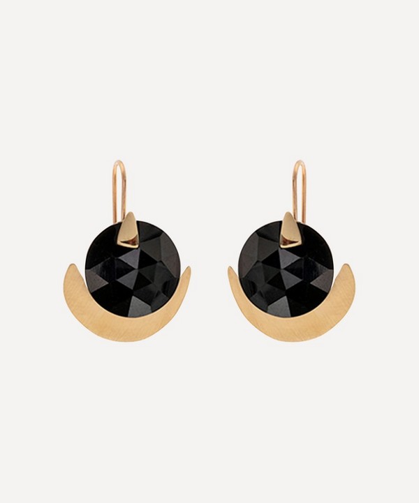 Atelier VM - 9ct Gold Dalia Onyx Earrings image number null