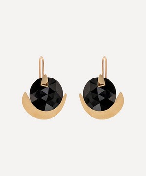 Atelier VM - 9ct Gold Dalia Onyx Earrings image number 0