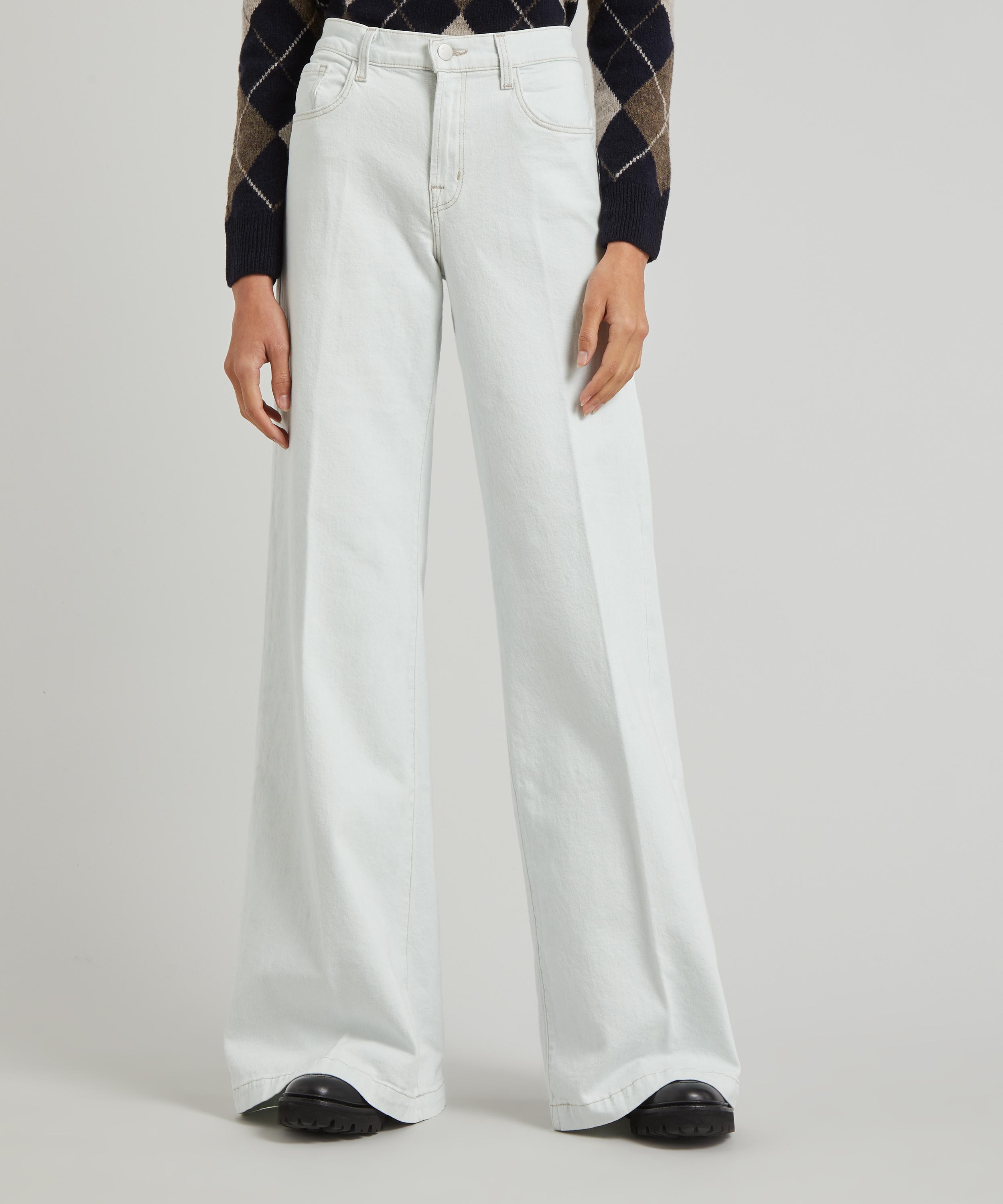 mid rise wide leg jeans