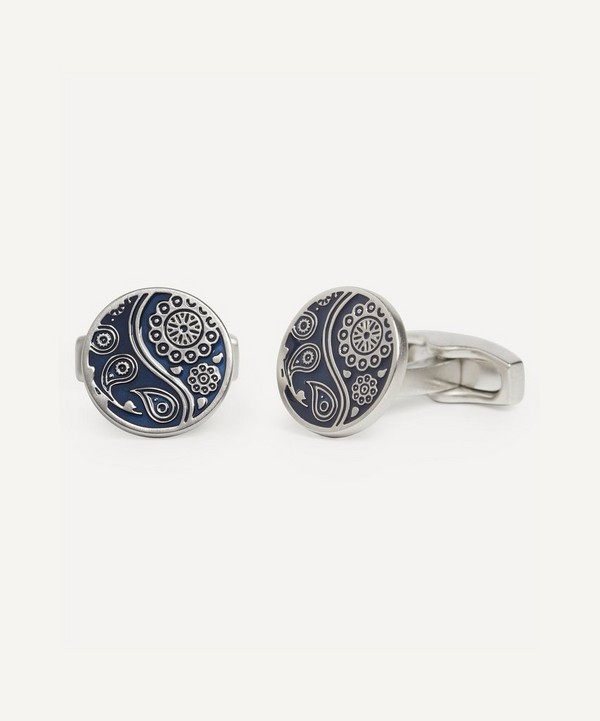 Simon Carter - Paisley Guilloche Cufflinks image number null